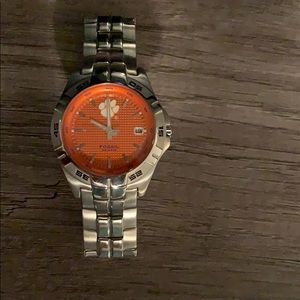 Men’s Fossil Clemson Tigers Watch